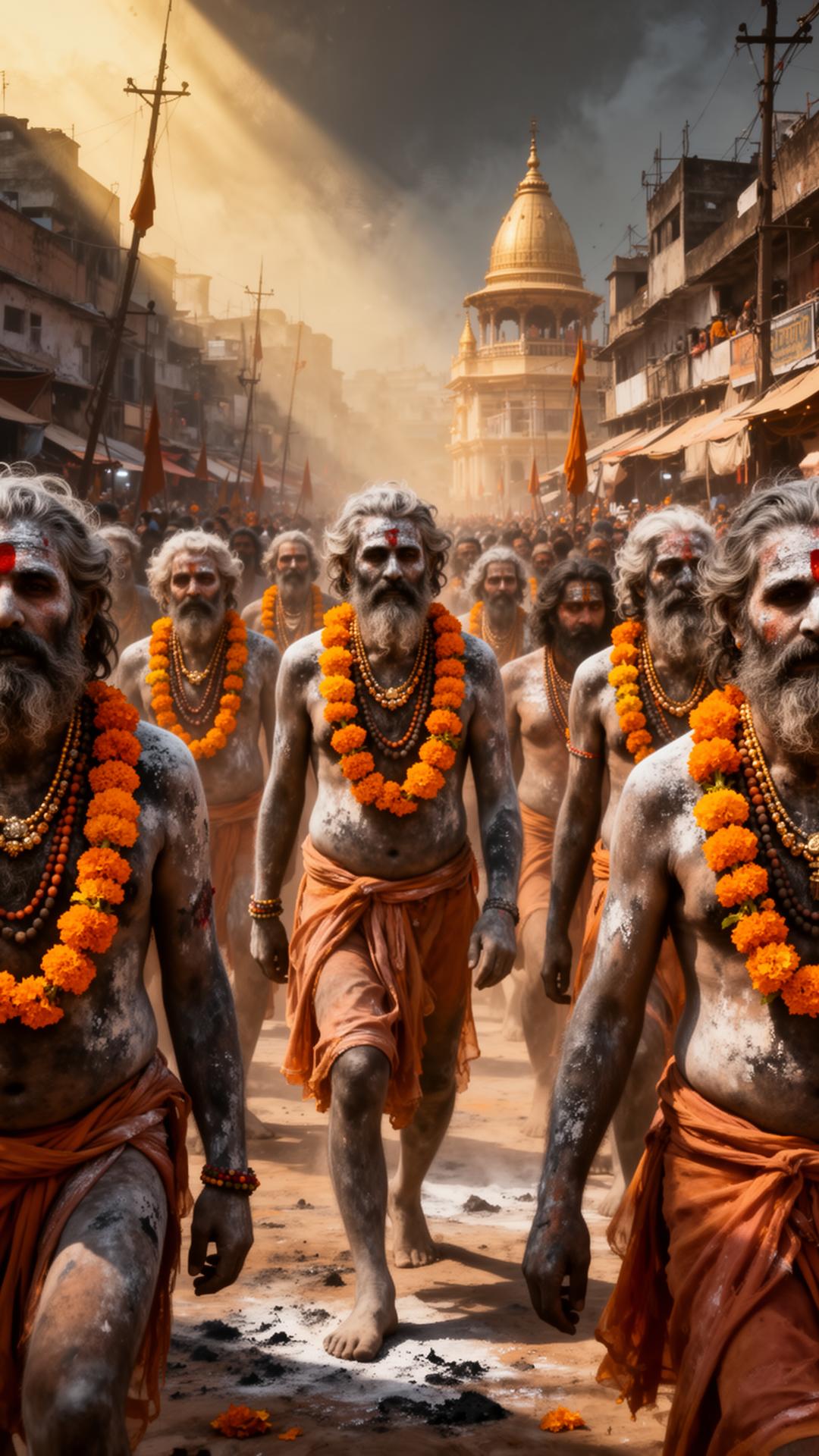 Akhara procession